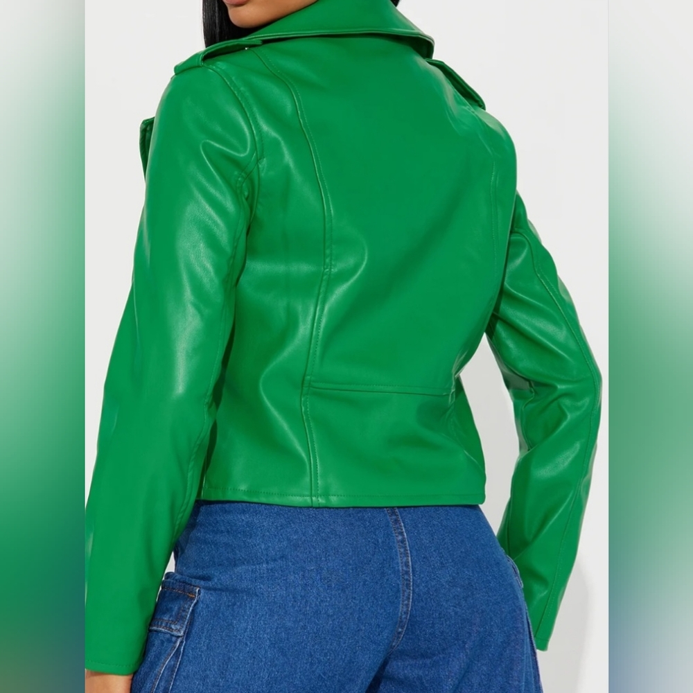 Faux Leather Jacket